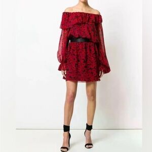 Saint Laurent poppy dress